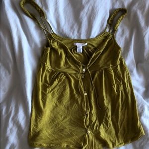 Club Monaco mustard color tank top